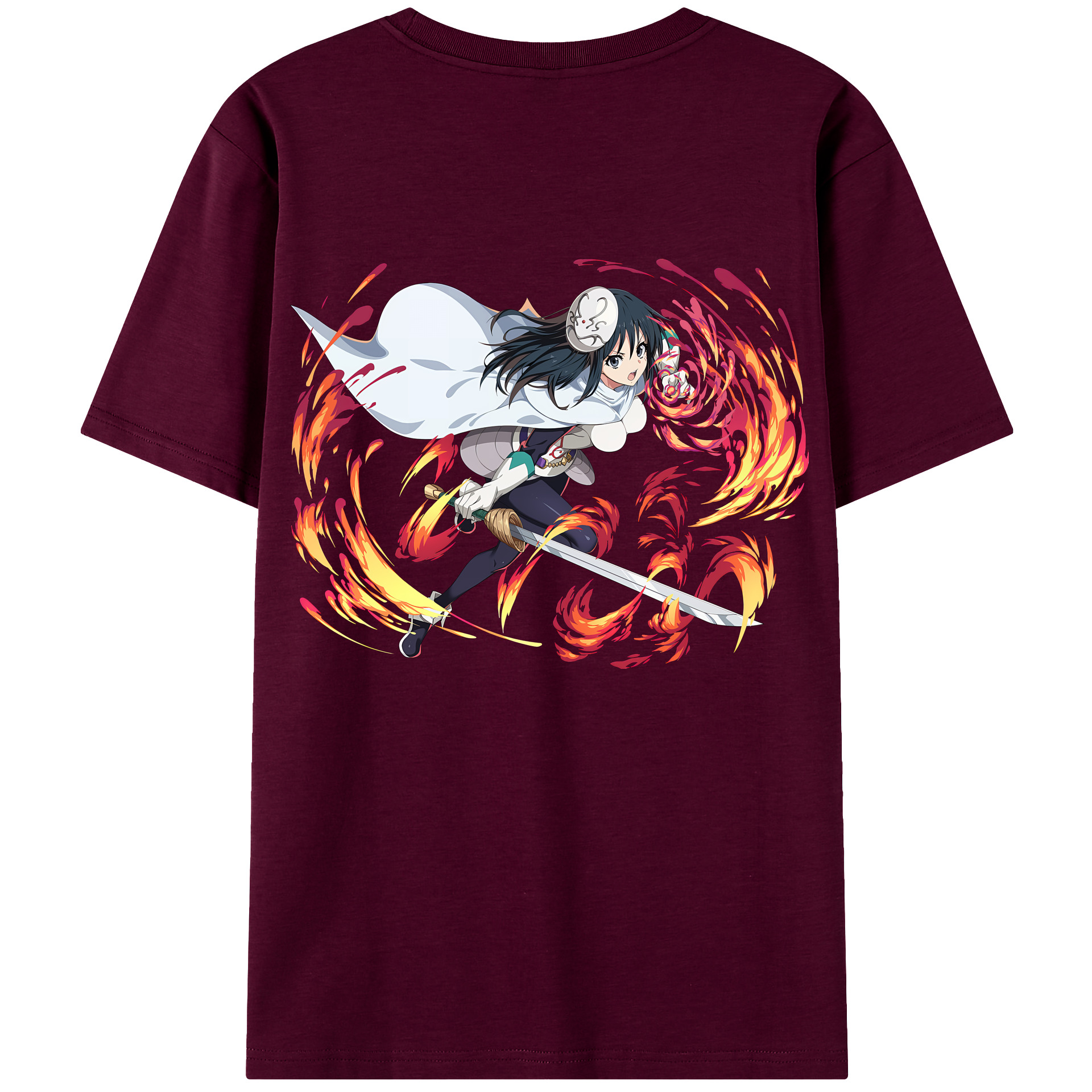 （画像用） 転スラ Regarding Reincarnated to Slime レディース半袖Tシャツ(バックプリント)